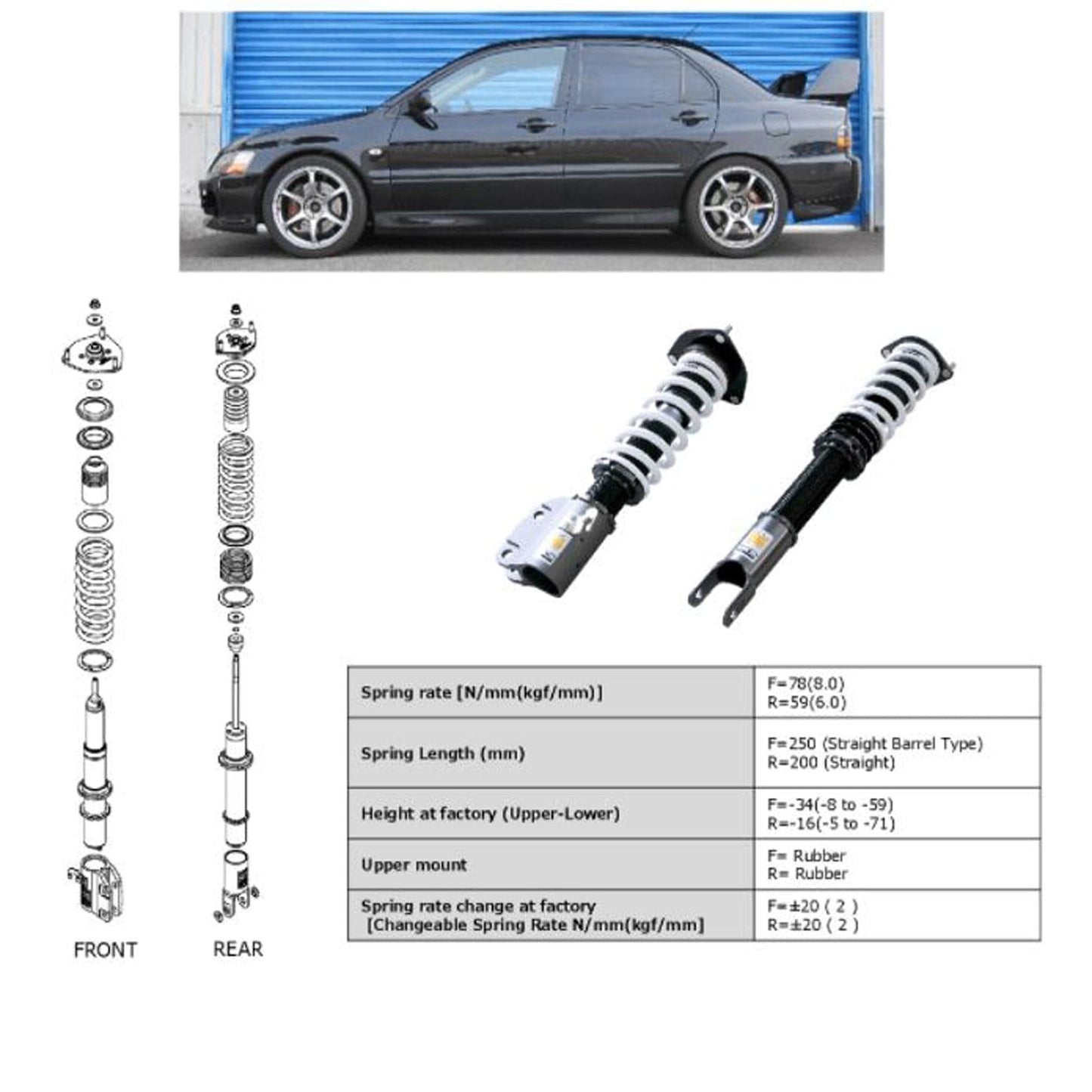 HKS HIPERMAX S CT9A Full Kit
