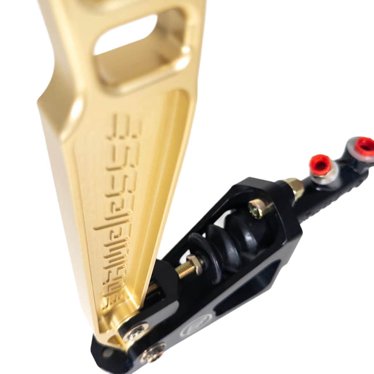 Nameless Performance Hydraulic Handbrake - Short (13") Gold Handle - Pass Through
