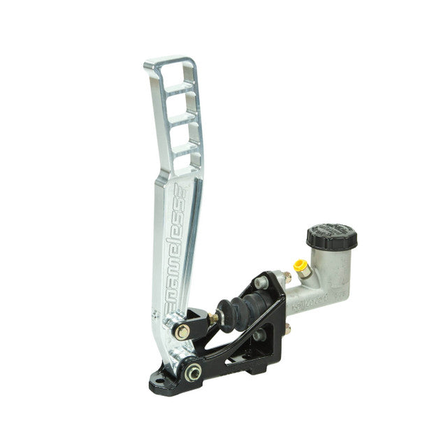 Nameless Performance Hydraulic Handbrake - Short (13") Raw CNC Aluminum Handle - Pass Through