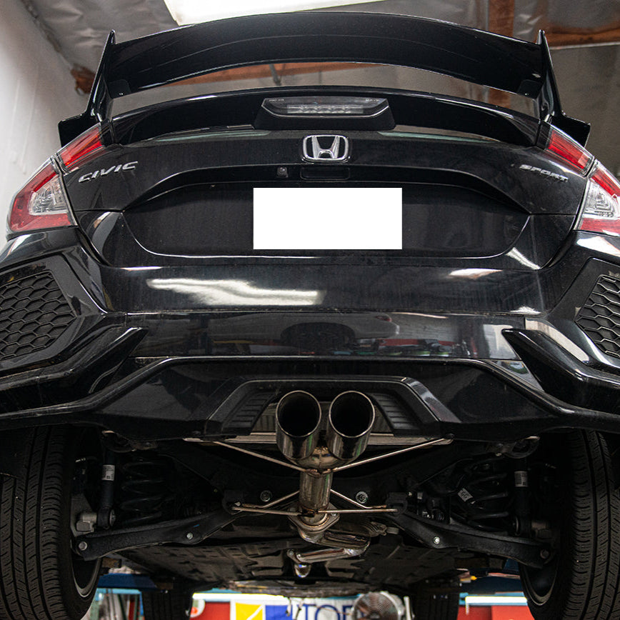Catback Exhaust - 2017-21 BRZ / GT86 - Muffler Delete - Single Exit Track Exhaust