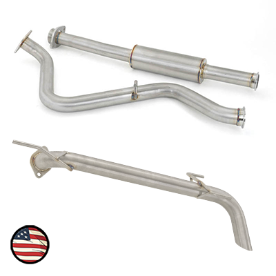 Catback Exhaust - 2024+ Impreza - Muffler Delete - Turndown