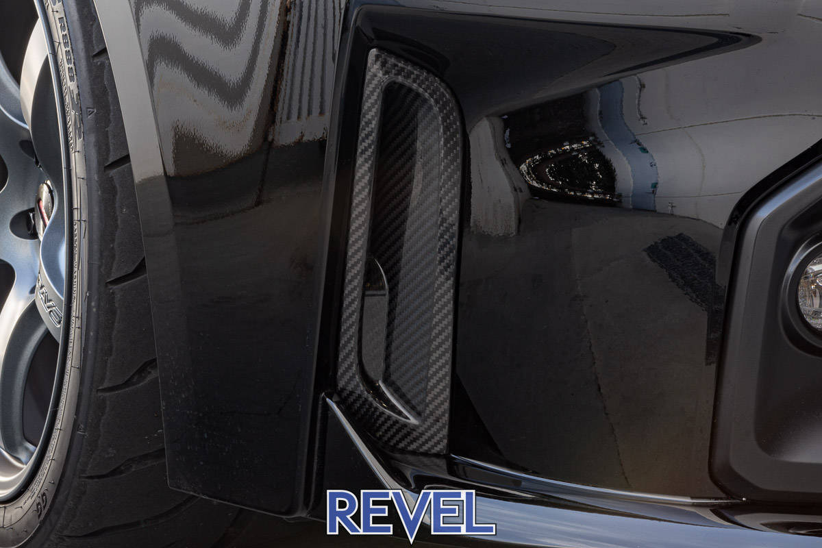 Revel GT Dry Carbon Front Bumper Duct Covers 2023 Toyota GR Corolla - 2 Pieces