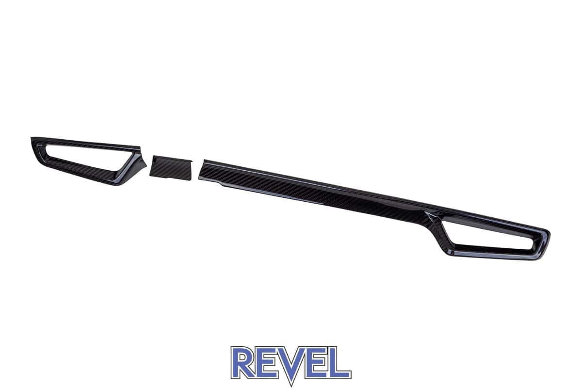 Revel GT Dry Carbon Front A/C Dash Panel Covers 2023 Toyota GR Corolla - 3 Pieces