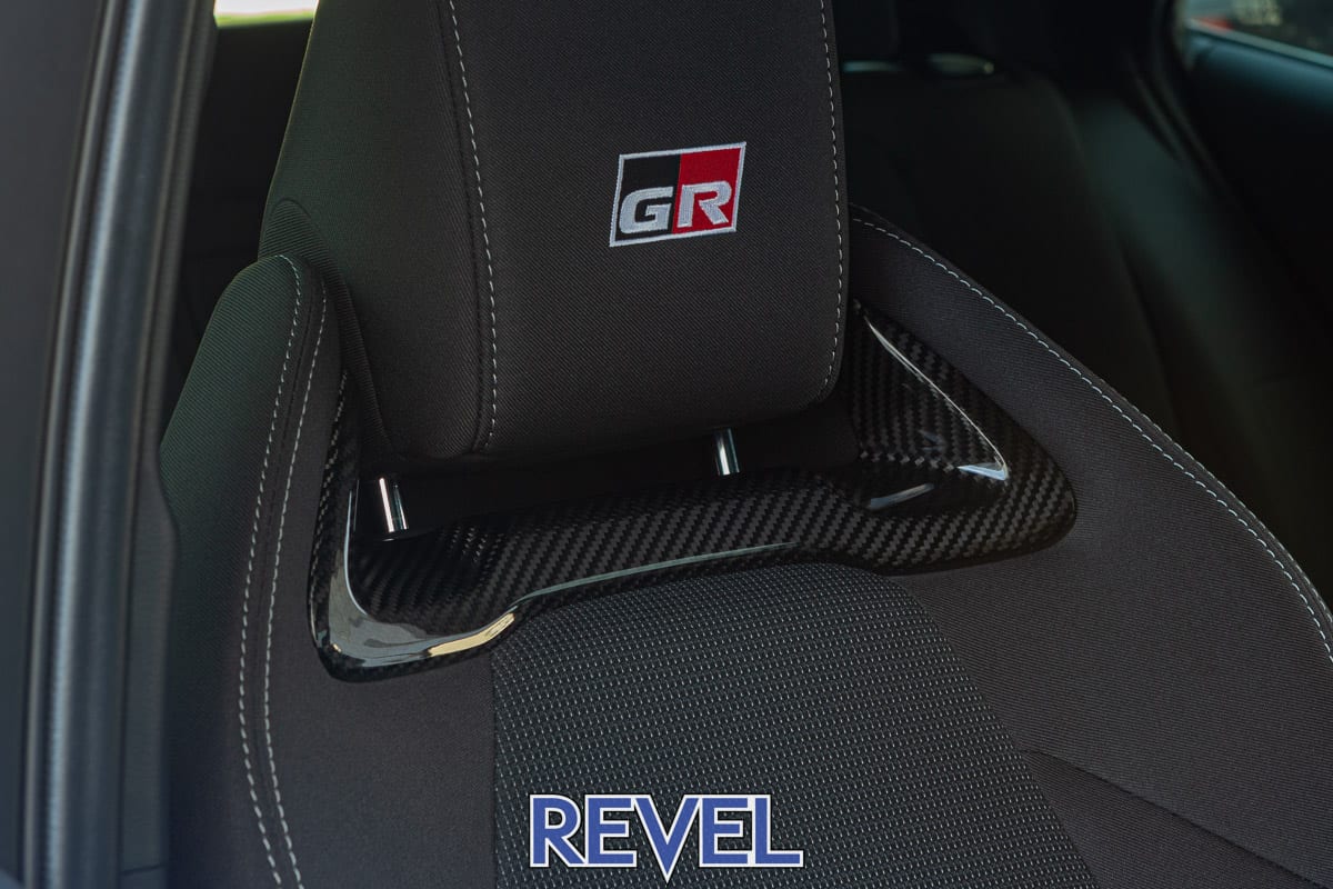 Revel 2023 Toyota GR Corolla GT Dry Carbon Seat Insert Covers  - 2 Pieces