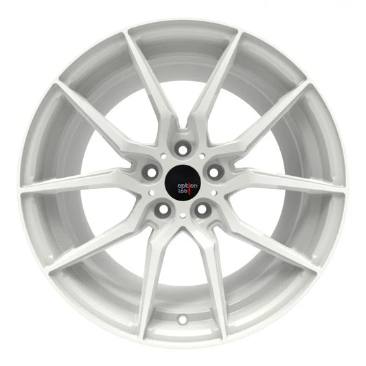 Option Lab R716 18x9.5 +35 5x100 Onyx White