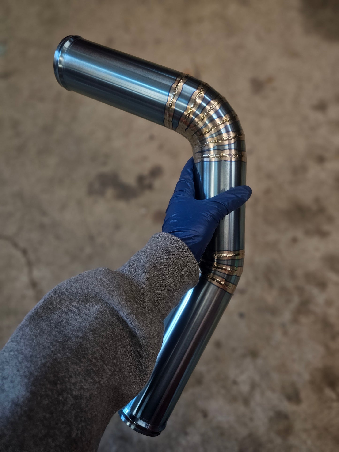 Rae-Motorsports 2022+ Subaru WRX Charge Pipe (Ti) Retro Blue