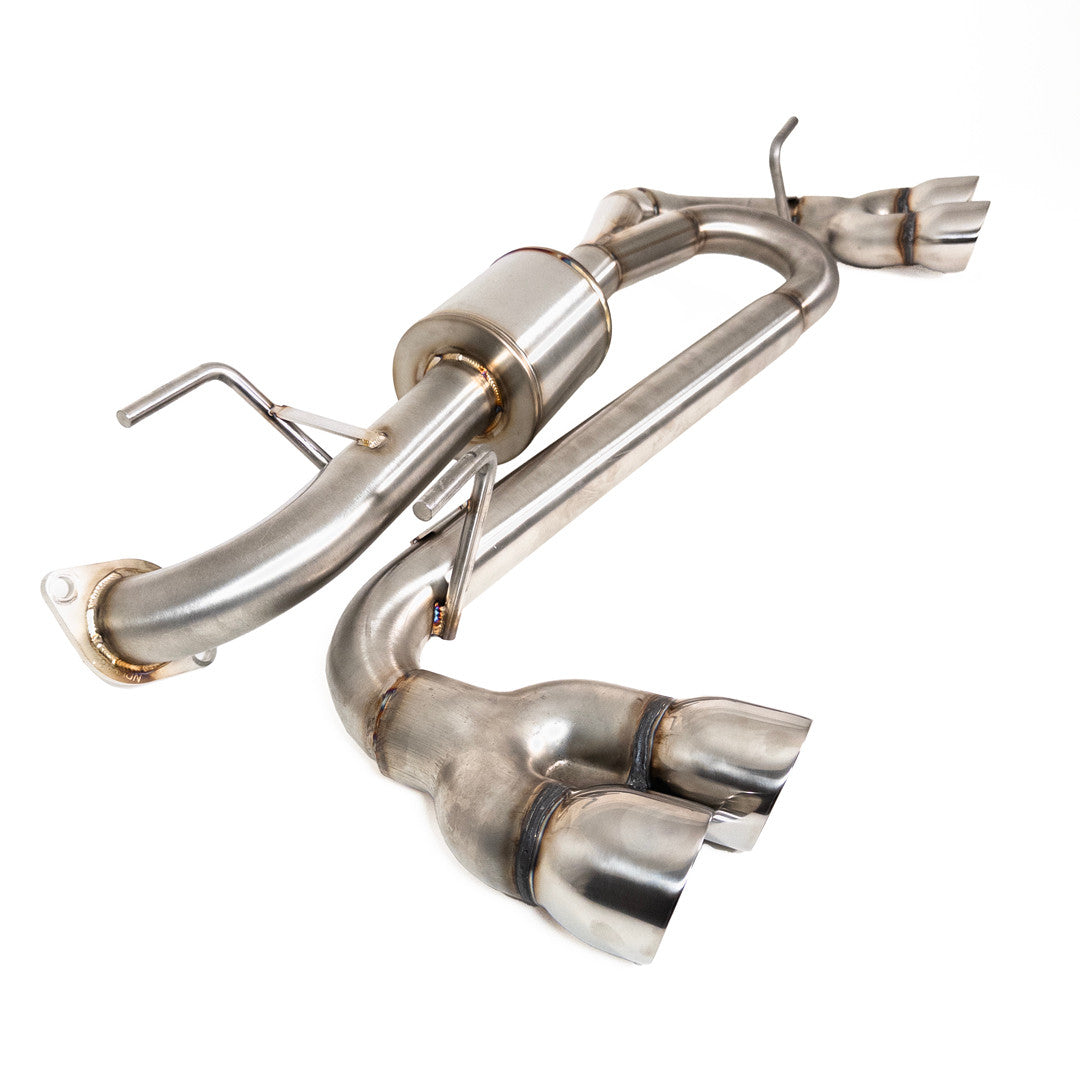 Axleback Exhaust - 2024+ Impreza - 5" Muffler - Quad Exit - 3" Double Wall Tips