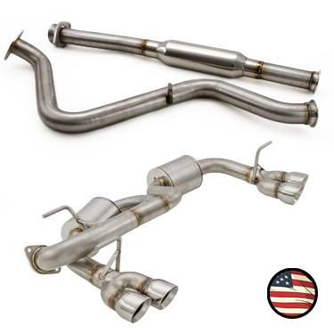 Catback Exhaust - 2018-23 Crosstrek Quad Exit - 5" Muffler