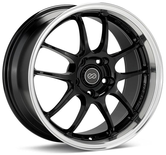 Enkei PF01 17x9 5x114.3 35mm Offset 75mm Hub Bore - Black Mach