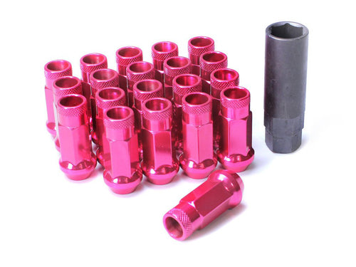 Wheel Mate Muteki SR48 Open End Lug Nuts - Pink 12x1.25 48mm