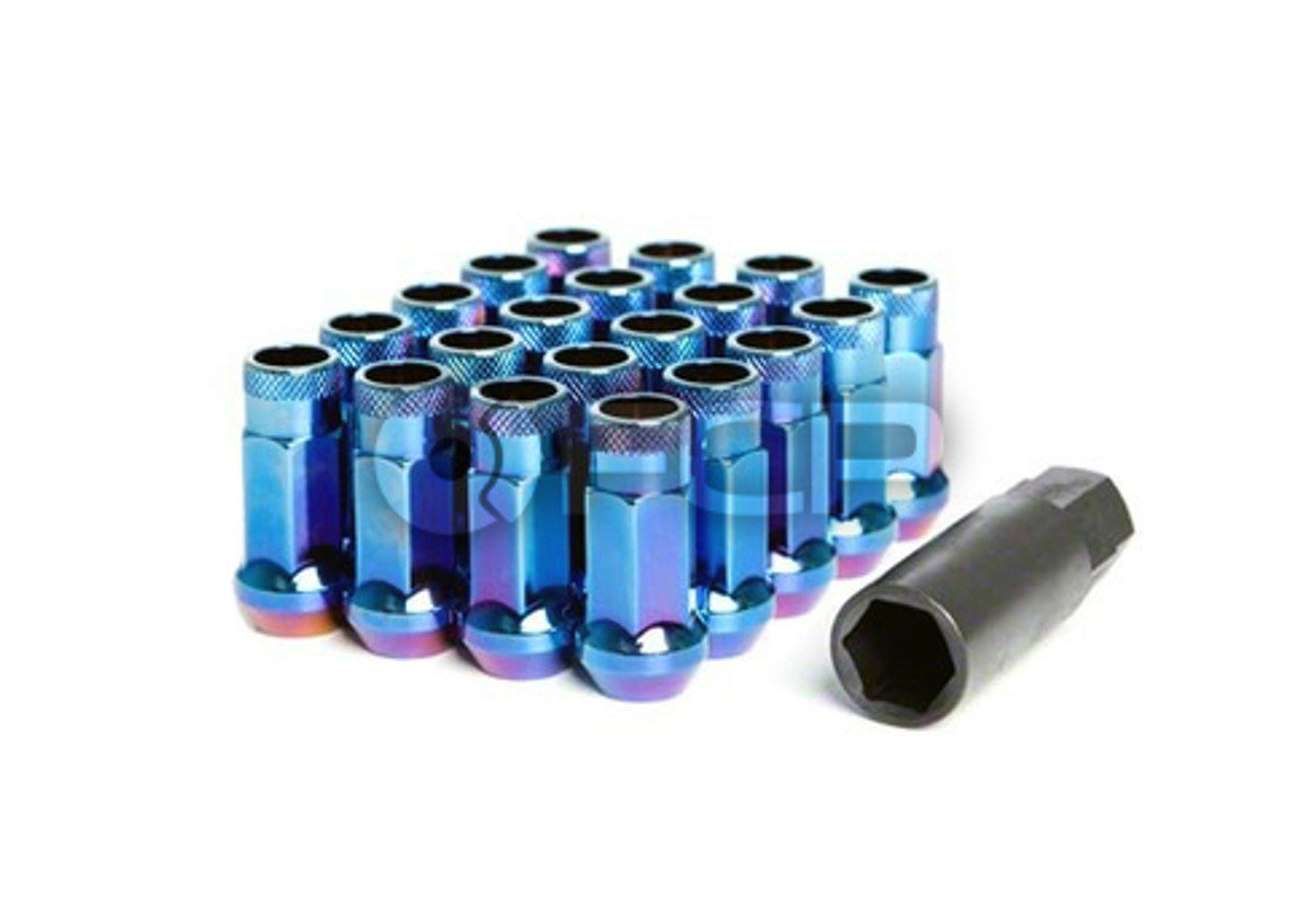 Wheel Mate Muteki SR48 Open End Lug Nuts - Blue 12x1.25 48mm