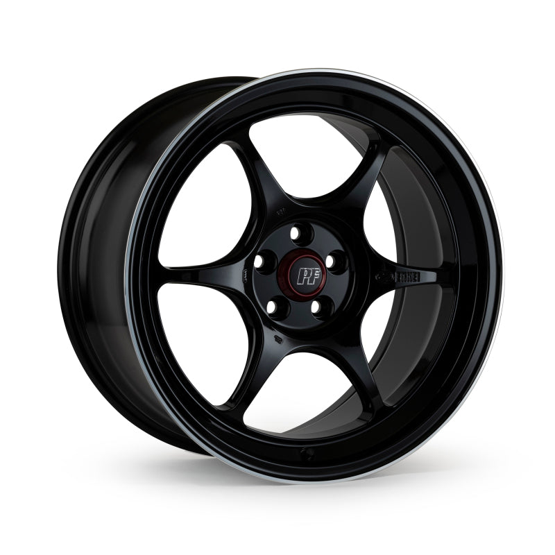 Enkei PF06 17x7 / 4x100 BP / +38 Offset / 75mm Bore - Black Machined