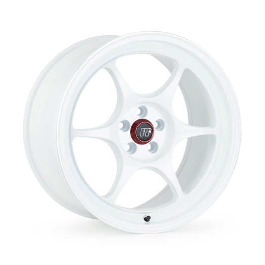 Enkei PF06 17x7 5x114.3 45mm Offset 75mm Bore White Machined