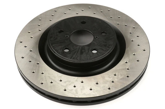 Centric 18-21 Subaru WRX STI Rear SportStop Drilled Premium Rotor