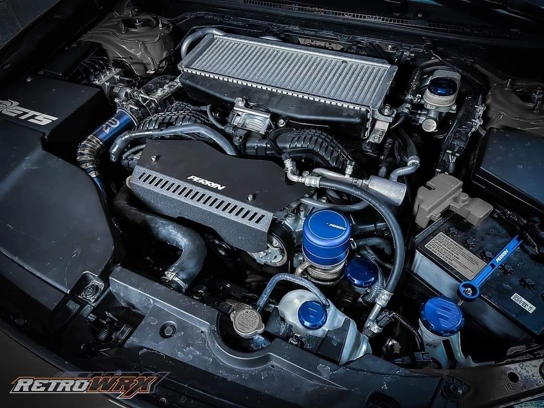 Rae-Motorsports 2022+ Subaru WRX Charge Pipe (Ti) Retro Blue