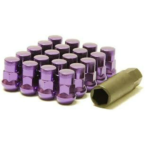 Wheel Mate Muteki Closed End Lug Nuts - Purple 12x1.25