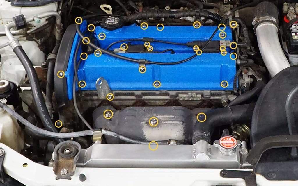 Dress Up Bolts Stage 3 Titanium Hardware Engine Kit - 4G63 Engine - DressUpBolts.com