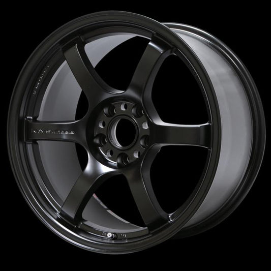 Gram Lights 57DR 17x9.0 +38 5-100 Semi Gloss Black Wheel