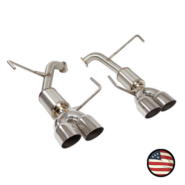 Axleback Exhaust - 2022+ Subaru WRX - 4" Muffler - 3.5" Single Wall Tips