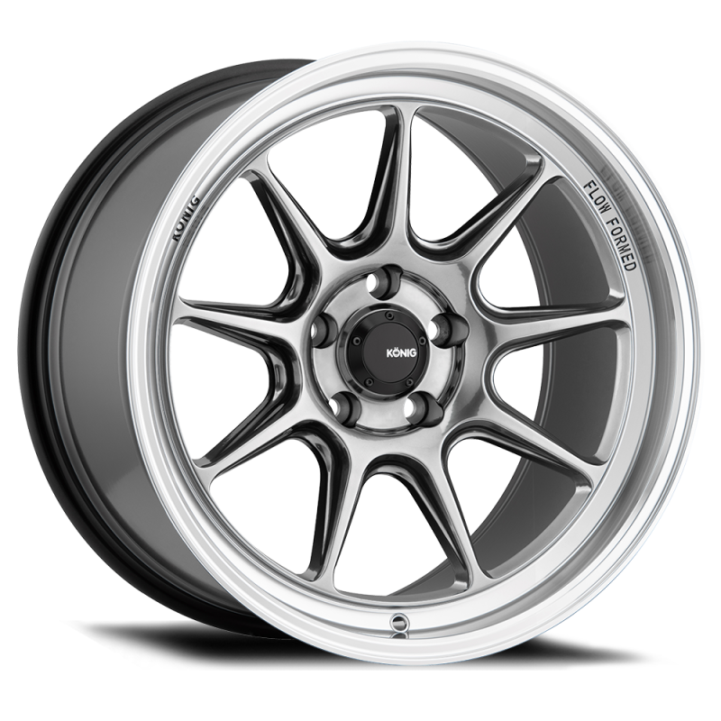 Konig Countergram 18x8.5 5x100 ET40 Hyper Chrome / Machined Lip