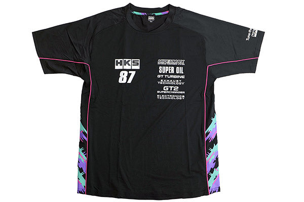 HKS T-SHIRT 87PAINT WHITE L