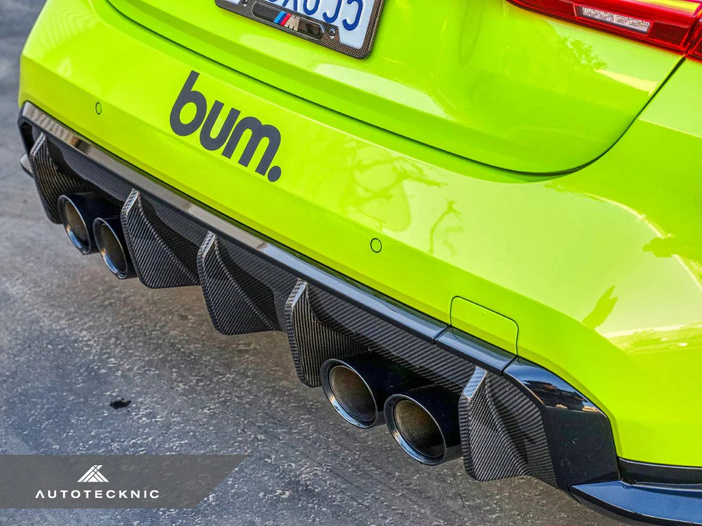 AutoTecknic G8X M3 / M4 Dry Carbon Performante Rear Diffuser