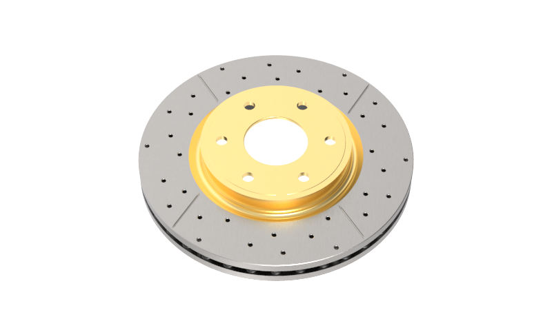 DBA 05-08 Legacy GT Front Drilled & Slotted Street Series Rotor