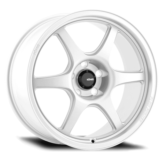 Konig Hexaform 18X9.5 5X114.3 ET35 Gloss White Flow Formed