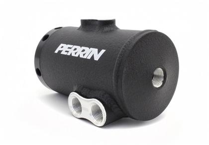 Perrin 02-14 Subaru WRX/STI with FMIC Black Air Oil Separator