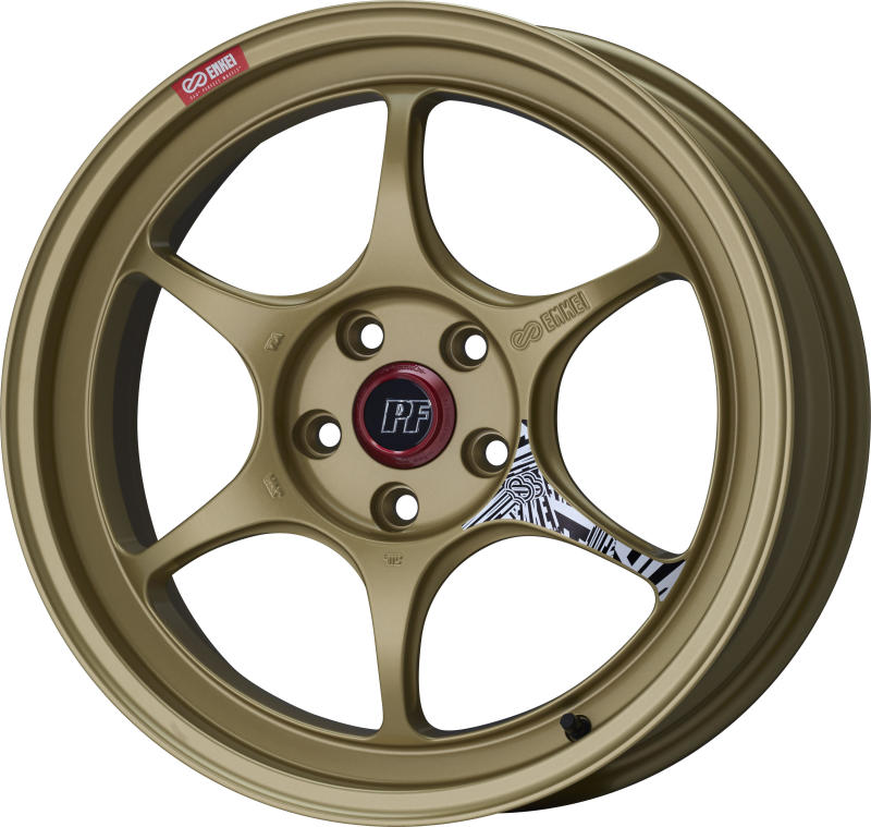 Enkei PF06 17x9 / +45 ET / 5x100 BP - Gold