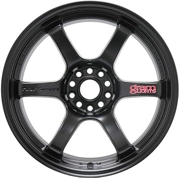 Gram Lights 57DR 17x9.0 +38 5-100 Semi Gloss Black Wheel