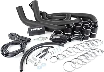 Perrin 02-07 WRX/STi FMIC Black Boost Tubes w/ Black Silicone