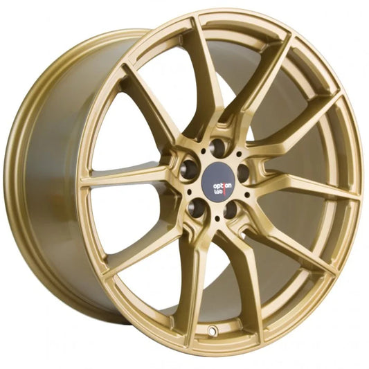 Option Lab R716 18x9.5 +35 5x100 Top Secret Gold