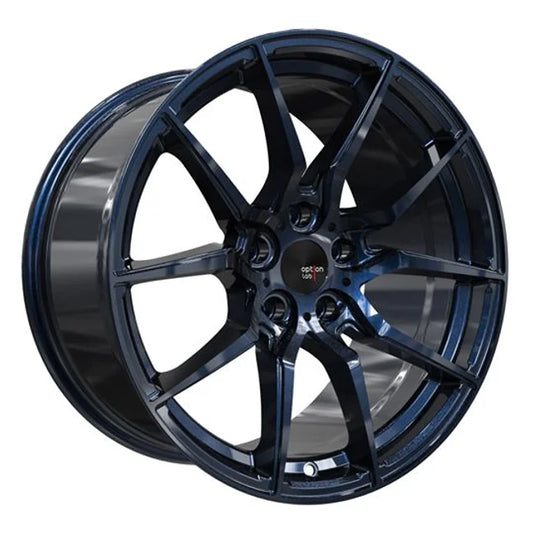 Option Lab R716 18x9.5 +35 5x100 Midnight Blue