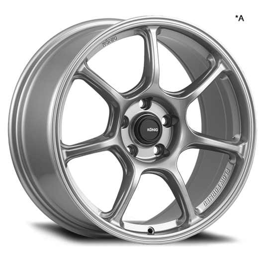 Konig Ultragram 18x10.5B 5x114.3 ET24 Titanium Metallic Knurled Bead