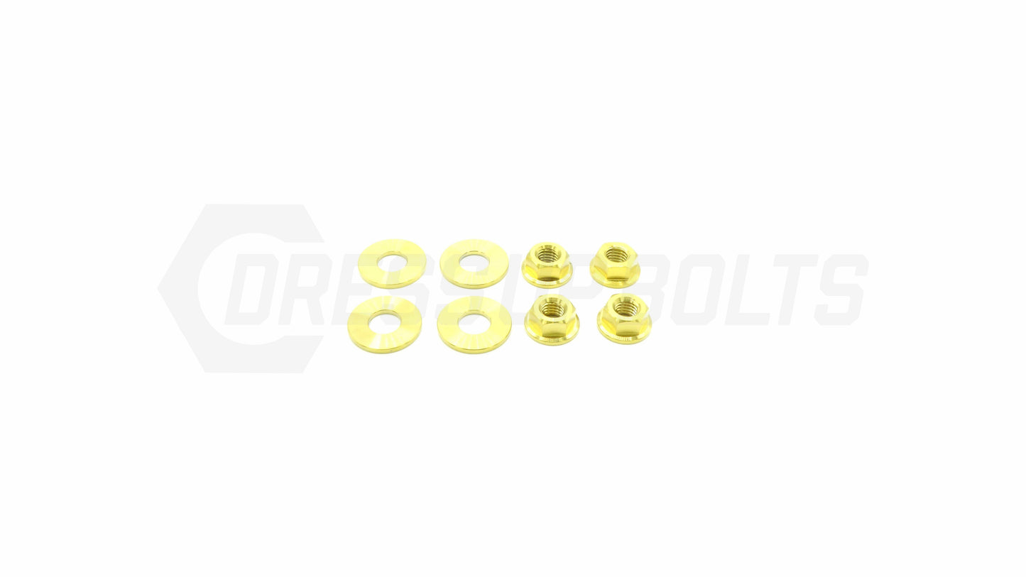 Dress Up Bolts Titanium Hardware Hood Kit - BMW F3X 335i (2012-2015)