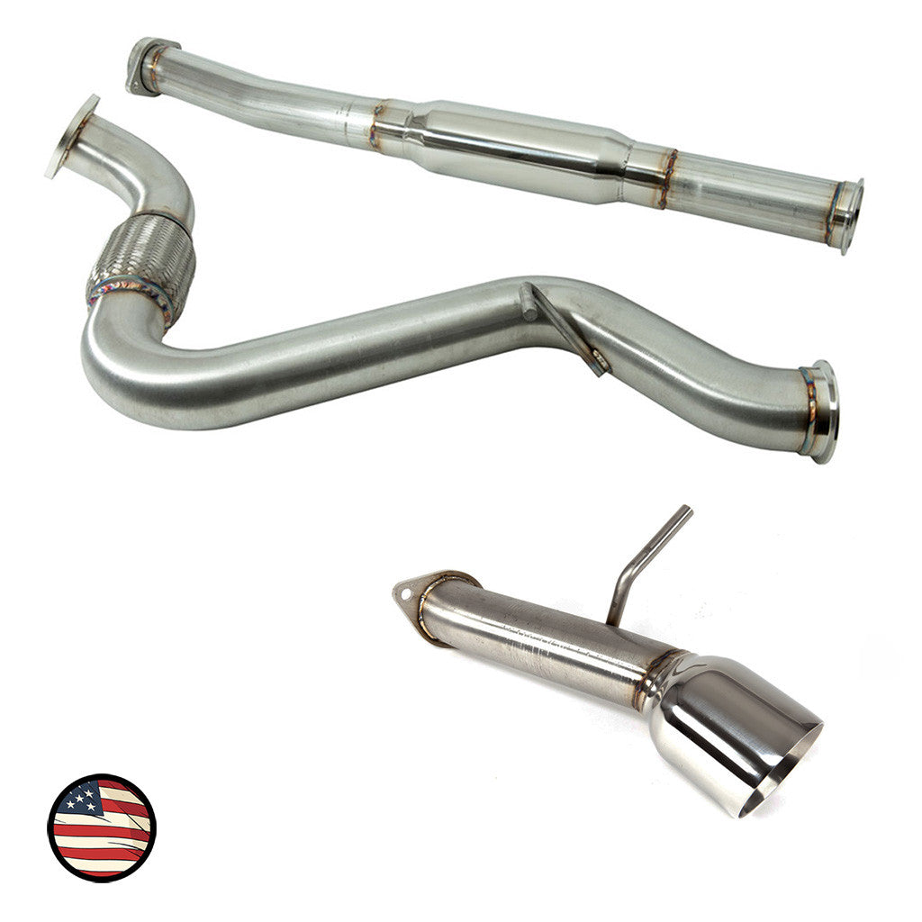 Catback Exhaust - 2017-21 BRZ / GT86 - 5" Muffler - Single Exit 4" Tip