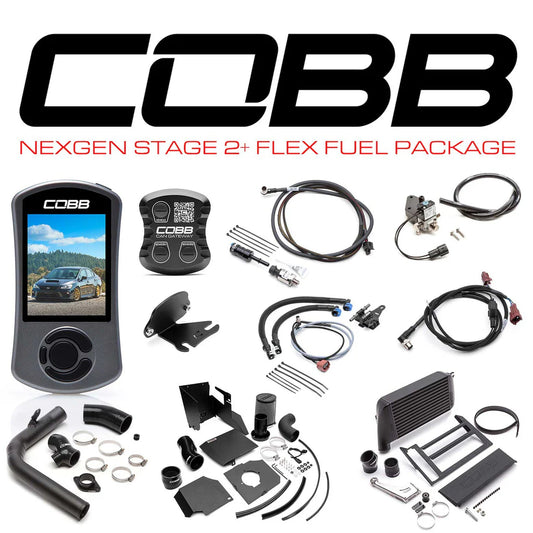 Cobb 18-21 Subaru WRX NexGen Stage 2 + CAN Flex Fuel Power Package (SF Intake) - Silver