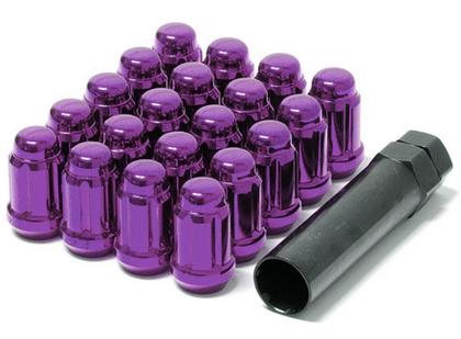 Wheel Mate Muteki Open End Lug Nuts - Purple 12x1.50