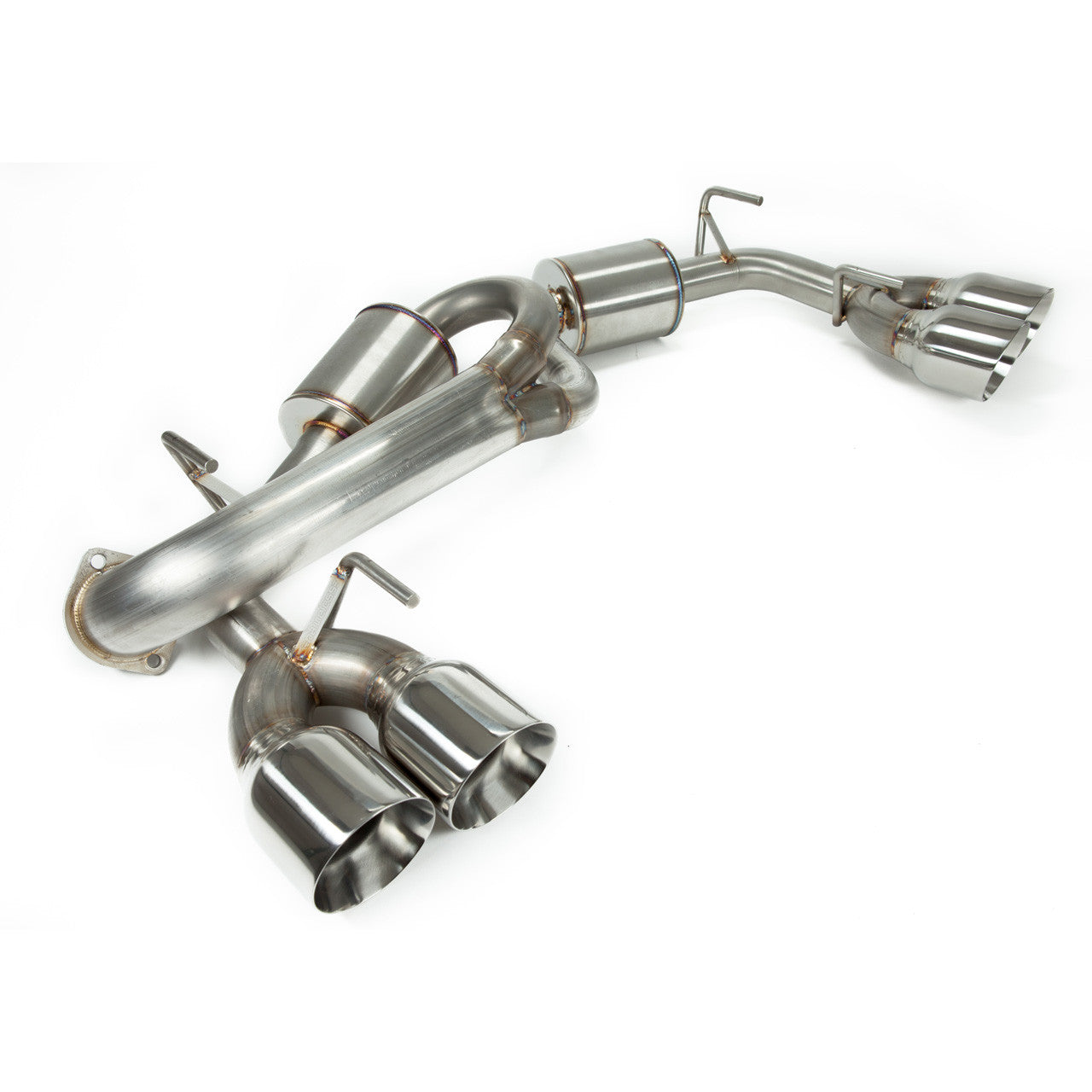 Axleback Exhaust, 2011-2014 WRX / 2008-2014 STi Hatchback - 5" Muffler - 4" Double Wall Tips
