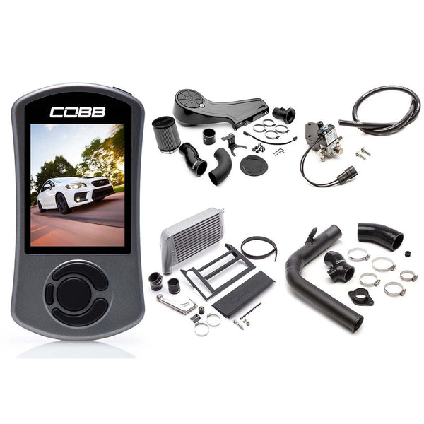 Cobb 15-21 Subaru WRX NexGen Stage 2 + CAN Flex Fuel Redline Carbon Fiber Power Package - Silver