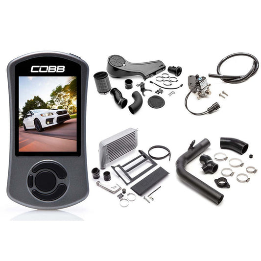 Cobb 15-21 Subaru WRX NexGen Stage 2 + CAN Flex Fuel Redline Carbon Fiber Power Package - Silver