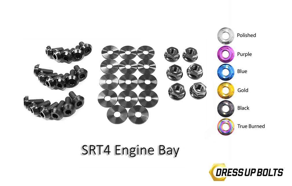 Dodge Neon SRT-4 SRT4 (2003-2005) PLDS41 Titanium Dress Up Bolts Engine Bay Kit - DressUpBolts.com