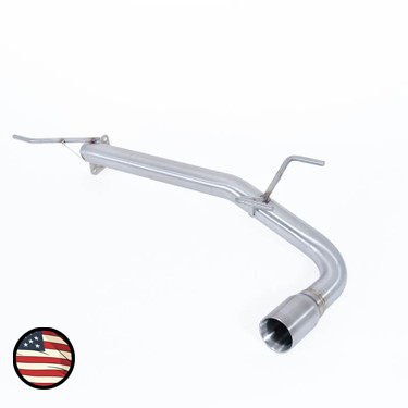 Axleback Exhaust - 2013-2017 Crosstrek XV - Muffler Delete - Single Exit - 3" Double Wall Tip