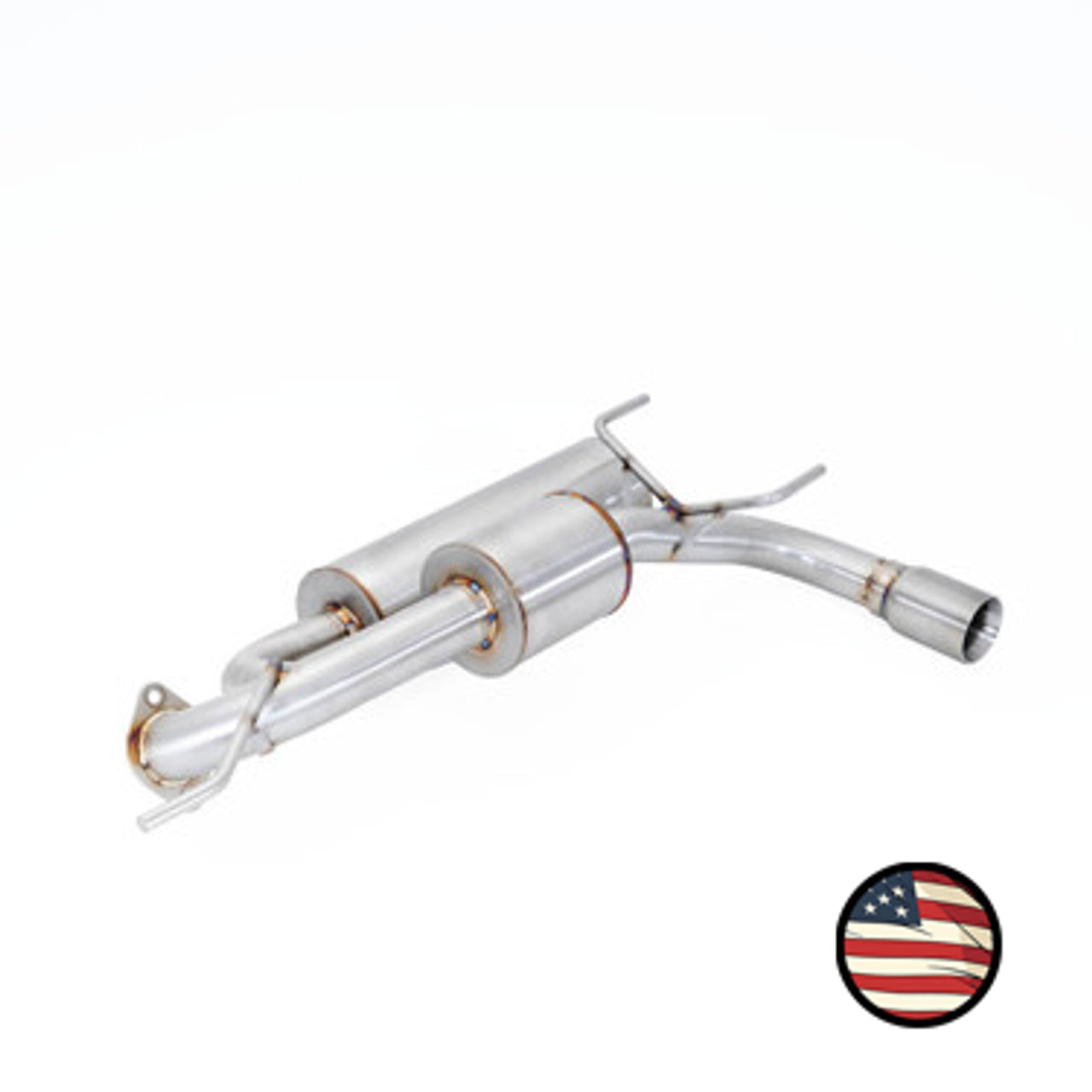 Axleback Exhaust - 2013-2017 Crosstrek XV - Dual Chamber with 5" Muffler - Single Exit - 3" Double Wall Tip