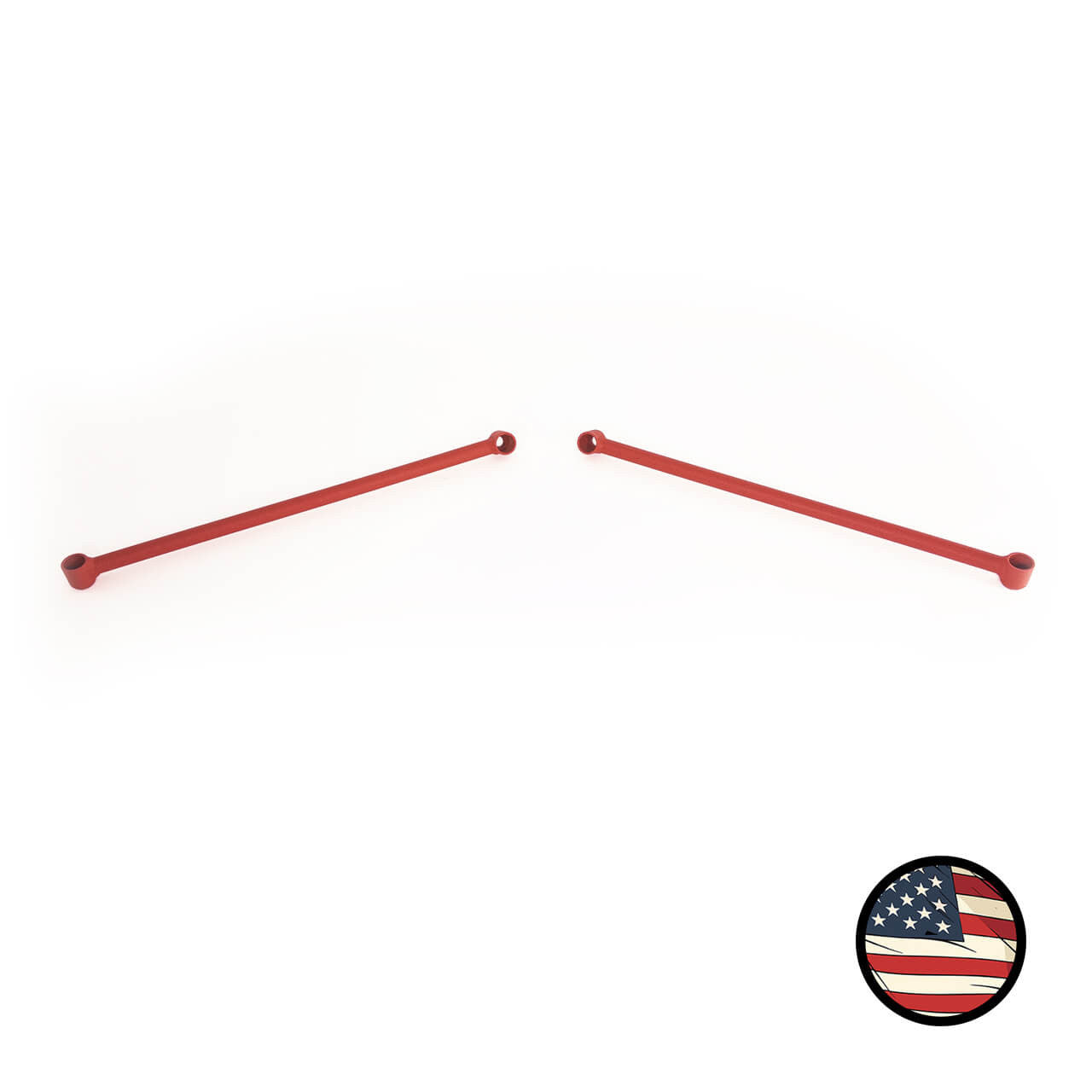 Firewall V-Braces - 2022+ BRZ/GR86 - Wrinkle Red