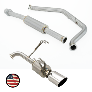 Catback Exhaust - 2025+ Subaru Forester  - 5" Muffler - 4" Single Wall Tip