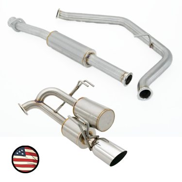 Catback Exhaust - 2025+ Forester - Dual Chamber with 5" Muffler - 4" Single Wall Tip