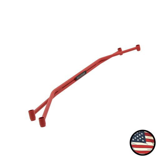 Front Strut Tower Brace - 2005-2009 Legacy GT, 3.0R, 2.5i - Wrinkle Red