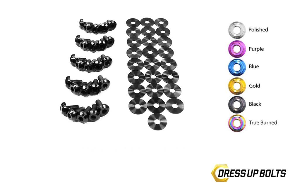 Acura Integra DC (1994-2001) Titanium Dress Up Bolts Partial Engine Bay Kit - DressUpBolts.com